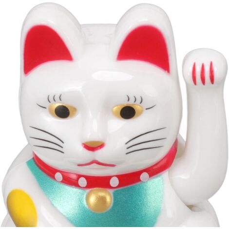 Chat Chanceux Solaire Qui Agite La Patte – Maneki Neko Solaire Bienvenue Richesse & Bonheur Maison Voiture