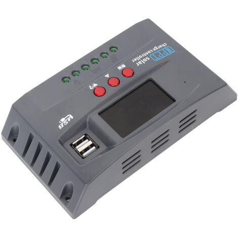 Régulateur De Charge Solaire MPPT Y&H 60A 12V/24V Avec USB Et Écran LCD - Contrôleur Panneaux Solaires