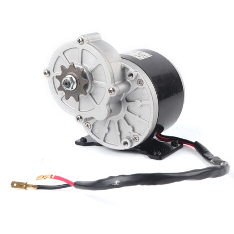 Moteur CC Brossé 12V 250W – Pour Scooter électrique, Petite Voiture – 2750 Tr/min, Aluminium, Rotation Réversible