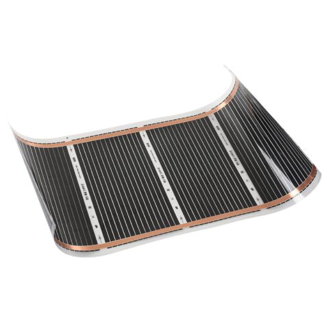Tapis Chauffant au Sol 220v Tapis Chauffant électrique Adaptatif Facile à Installer Ultra Mince 100cm Longueur Uniforme Chauffage Domestique (50X100cm)