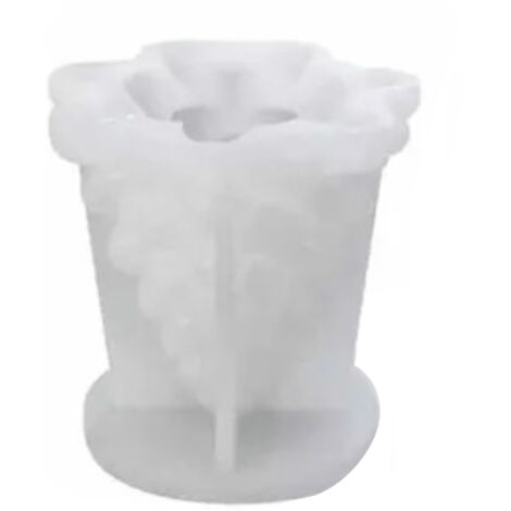 Moule à bougie d'arbre de noël en Silicone 3D réutilisable, forme mignonne, plus lisse, pour l'artisanat de bricolage (1/5)
