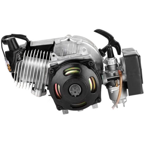 Ambienceo 2 temps 49CC Mini Moto moteur en aluminium avec carburateur Pullstart Carb