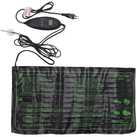 Tapis Chauffant Pour Semis Yuattory Certifié MET - Station De Germination 52x25cm EU Plug