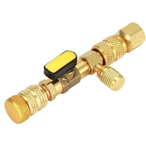 Outil D'Installation Et Retrait De Noyau De Valve GOLD DEER – Double Taille SAE 1/4 Et 5/16 – Pour Climatisation Noyaux Valve Schrader Pour Climatiseur Outil D'Installation Et Retrait De Noyau De Valve GOLD DEER – Double Taille SAE 1/4 Et 5/16 – Pour Climatisation Noyaux Valve Schrader Pour Climatiseur