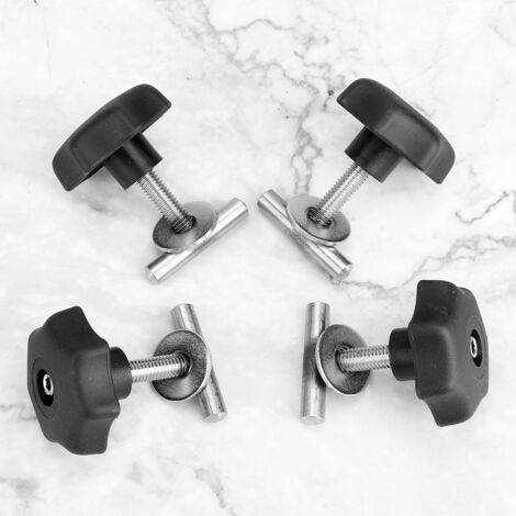 Lot De 5 Boulons En T M5*25mm - Acier, Pour Profilés Aluminium (Neuf)