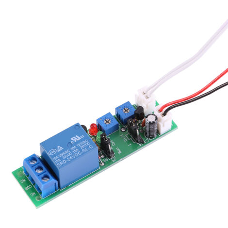 Module de Relais de Minuterie de Cycle Réglable, DC 5 V 12 V 24 V avec Haute Précision pour Aquarium, Circuit de Test de Machine, équipement D'exploitation de Minuterie (DC 24 V.