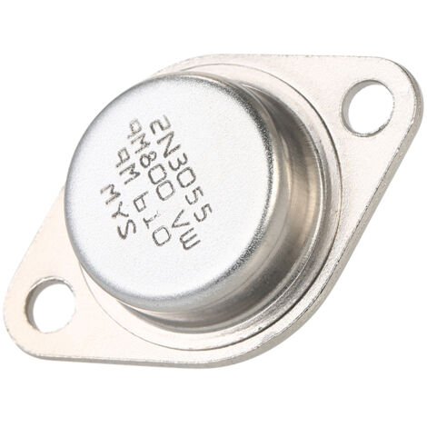 Brrnoo 5pcs 2N3055 Transistors de Puissance 15A 100V NPN TO-3 Metal Box/Cover NPN Power Transistor for Power Aliments Circuits Series et Contrôleurs d'arrêt.
