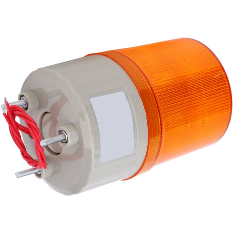 Produktbild von Berm-Warnleuchte LED-Alarmlampe 5W 220V AC – 360° Rundumlicht Mit Transparenter Abdeckung Für Fabriken, Büros, Schulen (Farbe: Gelb)