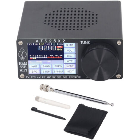 RÉCEPTEUR DSP PLEINE Bande ATS25 AMP RDS Radio Avec Balayage Du Spectre