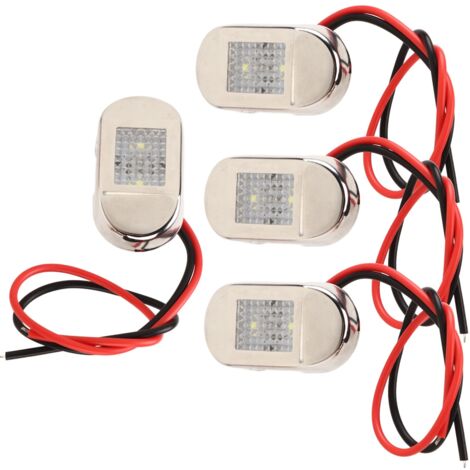 Feu De Navigation LED Bateau 12V/24V 135° - Lampe Mât IP66 ABS 3W Pour Yacht Et Pêche