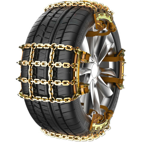 Chaîne à Neige, Chaînes à Neige, Chaînes à Pneus Antidérapantes pour Voiture, Chaînes à Neige pour Pneus de Voiture, SUV, Camions (2).