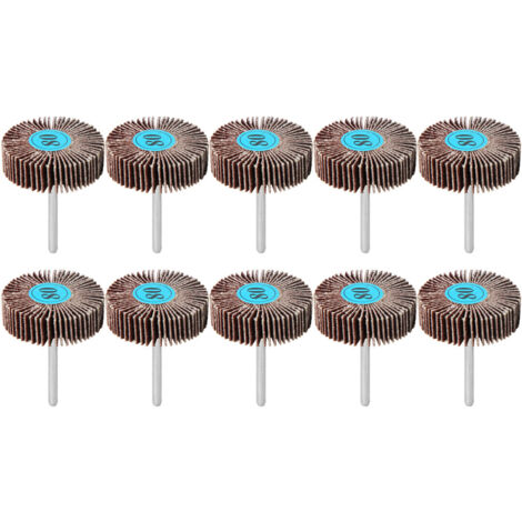 Generic Roue de Ponçage, Ponceuse de Roue 10pcs Ponçage du Rabat de Roule de Rabat à à Disque de à