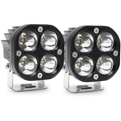 NSLUMO Lot De 2 Phares LED 7 Pouces Pour Defender RHD - Faisceau Haut Bas, Halo, DRL Et Clignotant