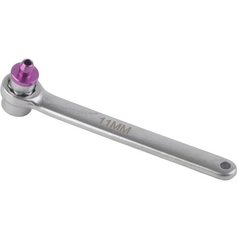 Clé de Purge de Frein Précise de 11 Mm, Outil de Purge de Système de Freinage en Acier Efficace pour Voiture, Camion et Moto.