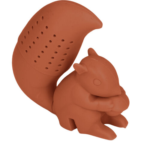 Infuseur à thé en Silicone écureuil – Passoire à thé Amusante et Fonctionnelle pour Enfants et Adultes, pour un Usage Domestique, Excellent Ajout à Votre Service à thé, Design (1/5)