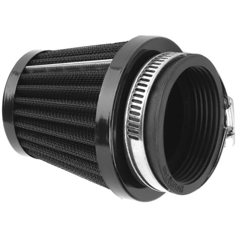 Filtre D'admission D'Air, Fer Plastique Noir Haute Performance Champignon Filtre à Air Accessoire Universel modifié pour Moto (54mm).