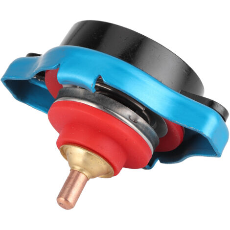 Bouchon De Radiateur Moto Avec Jauge De Température - Pression 1.1 Bar | Alliage Aluminium + Silicone, Idéal Pour Voitures Et Motos