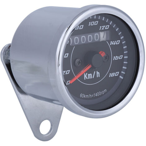 Compteur Kilométrique Mécanique Double Couleur Compteur Vitesse Moto Keenso - Tachymètre Universel - Double Couleur LED - Km/h Compteur Km/h Moto