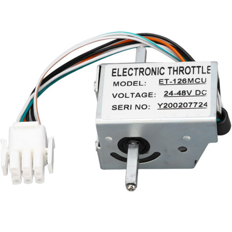 Focket ET 126 MCU 24-48V Accélérateur électronique, Corps de Papillon électronique Microcontrôleur ET126 24 à 48V Compatible avec Curtis Chariot élévateur Gerbeur Transpalette.