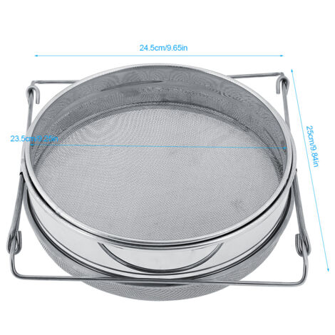Filtre à double tamis en acier inoxydable - Filtres et Passoires