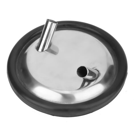 Yctze Couvercle de Seau à Lait en Acier Inoxydable de qualité Supérieure avec Joint pour Machines à Traire, Couvercle à Double Ouverture pour Accès Facile