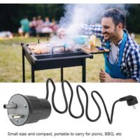 Moteur De Tournebroche Pour Barbecue 220V - 2.5 Tr/min, Capacité 80-100 Kg, Acier Inoxydable