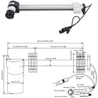 Actionneur De Moteur De Fauteuil Inclinable Électrique, Actionneur De Moteur Électrique 333mm Pour Canapés Électriques, Fauteuils Élévateurs