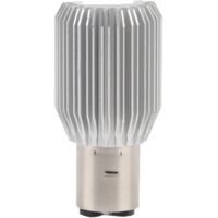 Ampoule Phare LED Moto 12V BA20D - 800 Lumens, Blanc, Haute Et Basse Beam - Pour Scooters Et Motos Générales