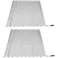Rideaux En Maille Pour Cheminée - Lot De 2, Protection Contre étincelles, 53,3 X 61 Cm, Installation Facile