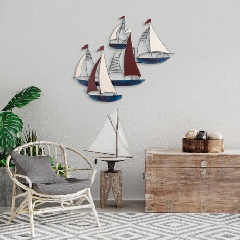 Grande décoration murale en métal 88x73 cm – Design complexe peint à la main – Pour entrée de théâtre ou salle de réception (1/5)