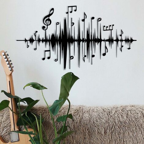 Décoration murale en métal Musique (1/5)