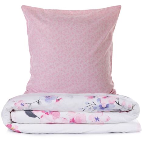 Housse de couette, housse de couette, linge de lit Set 100% Coton (1/5)