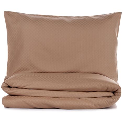 Housse de couette, housse de couette, linge de lit Set 100% Coton Mink (1/5)