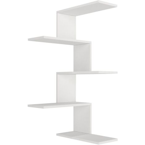 étagère murale, étagère de rangement Shelf Blanc (1/5)