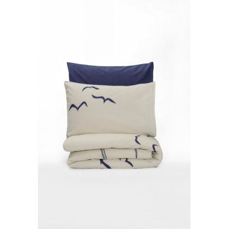 Housse de couette, housse de couette, linge de lit Set 100% Coton (1/3)