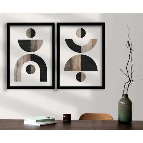 Ensemble de 2 tableaux décoratifs