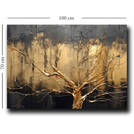 Décoration murale imprimée sur toile Painting Multicolore (1/4)