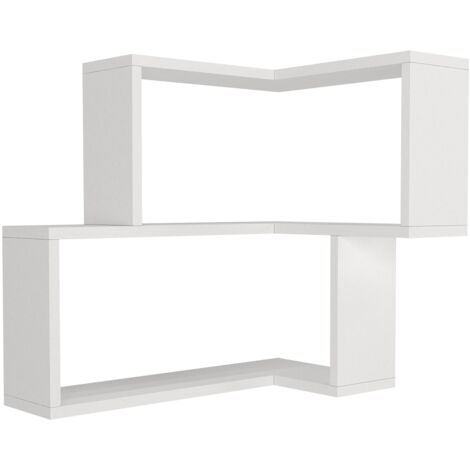 étagère murale, étagère de rangement Shelf Blanc (1/5)