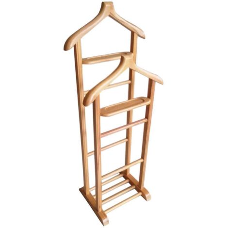 Valet de chambre Carlijn H120cm Bois massif clair