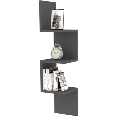 étagère murale, étagère de rangement Shelf Anthracite (1/5)