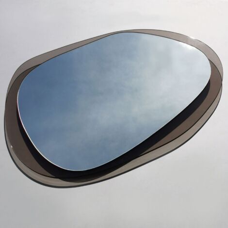 Miroir moderne Reflexus Verre trempé Bronze (1/5)