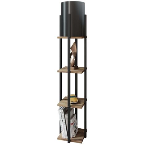 Lampadaire nora - noir naturel 81810997 81810997 81810997 81810997