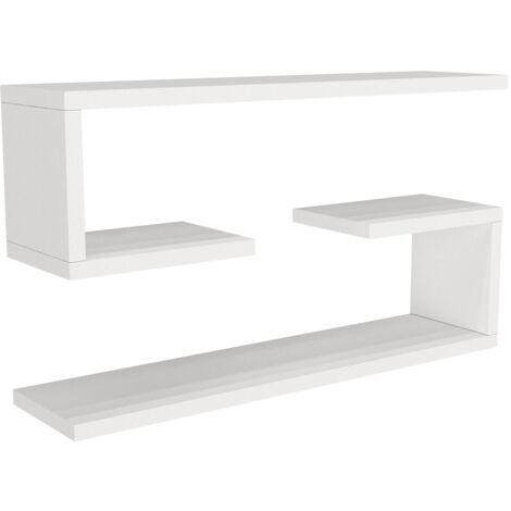 étagère murale, étagère de rangement Shelf Blanc (1/5)