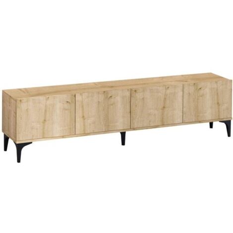 Meuble TV, table TV, lowboard Stand Sapphire Chêne (1/5)