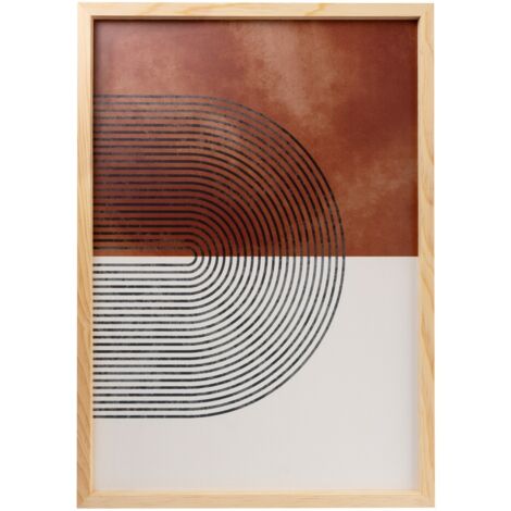 Tableau mural en MDF avec cadre Painting Multicolore (1/5)