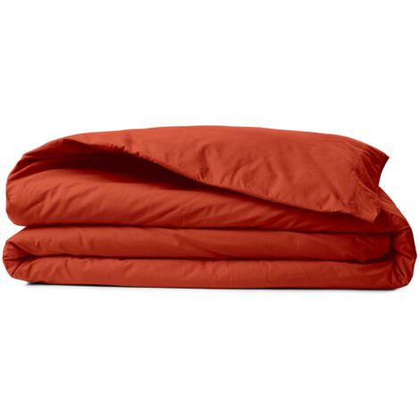 Ranforce King Quilt Cover (FR) 100% Coton RANFORCE Cinnamon (1/5)