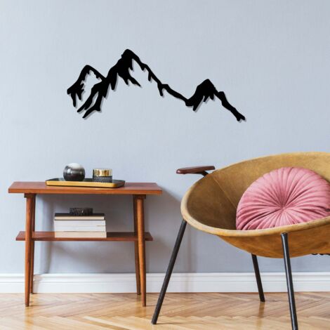 Accessoire mural decoratif en metal montagne 88646565 88646565 88646565 88646565 (1/3)
