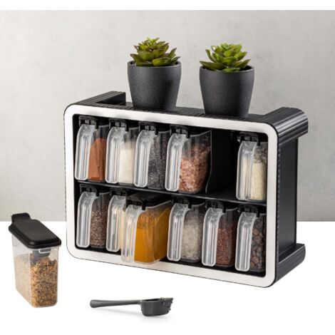 Ensemble de pots a epices 13 pieces bnm 9530 - anthracite 88647735 88647735 88647735 88647735 (1/5)