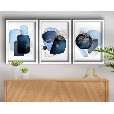 Peinture decorative encadree en mdf 3 pieces 3p3853nisct 006 70272653 70272653 70272653 70272653 (1/5)