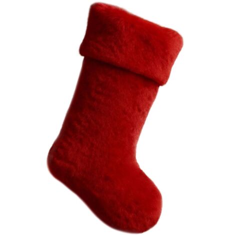 Décorations de Noël, ornements pour sapin de Noël, festifs Stocking Rouge (1/5)